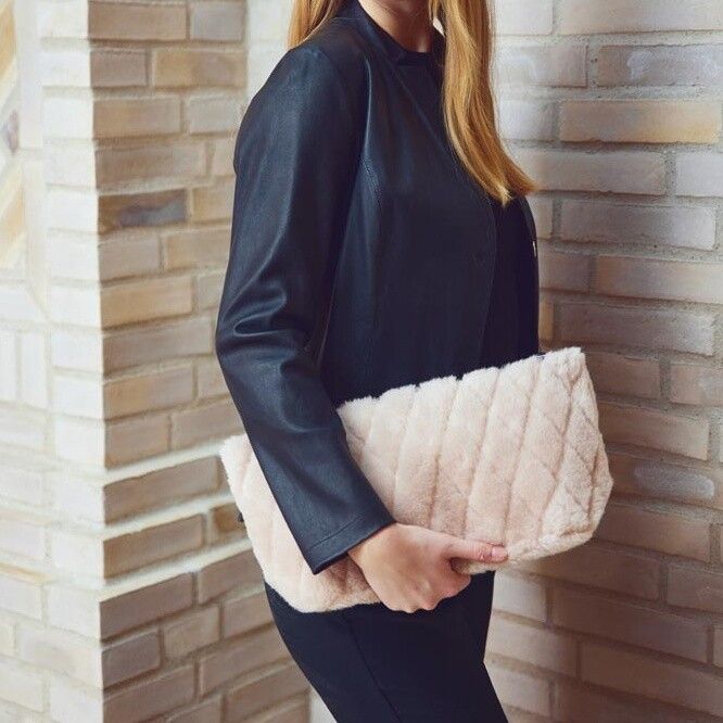 Hannah clutch Beige