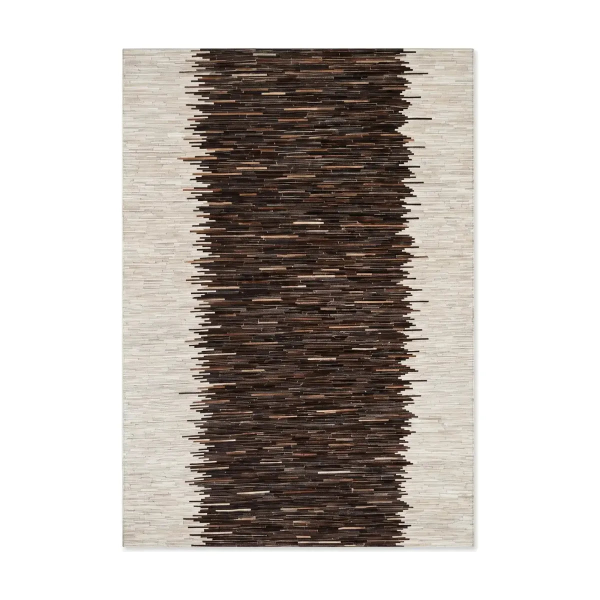 Kohudsmatta med design | Brasilien | Ränder | 200x300 cm | 170x240 cm