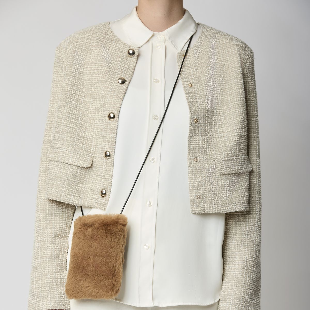 Gwen Mobilväska Beige