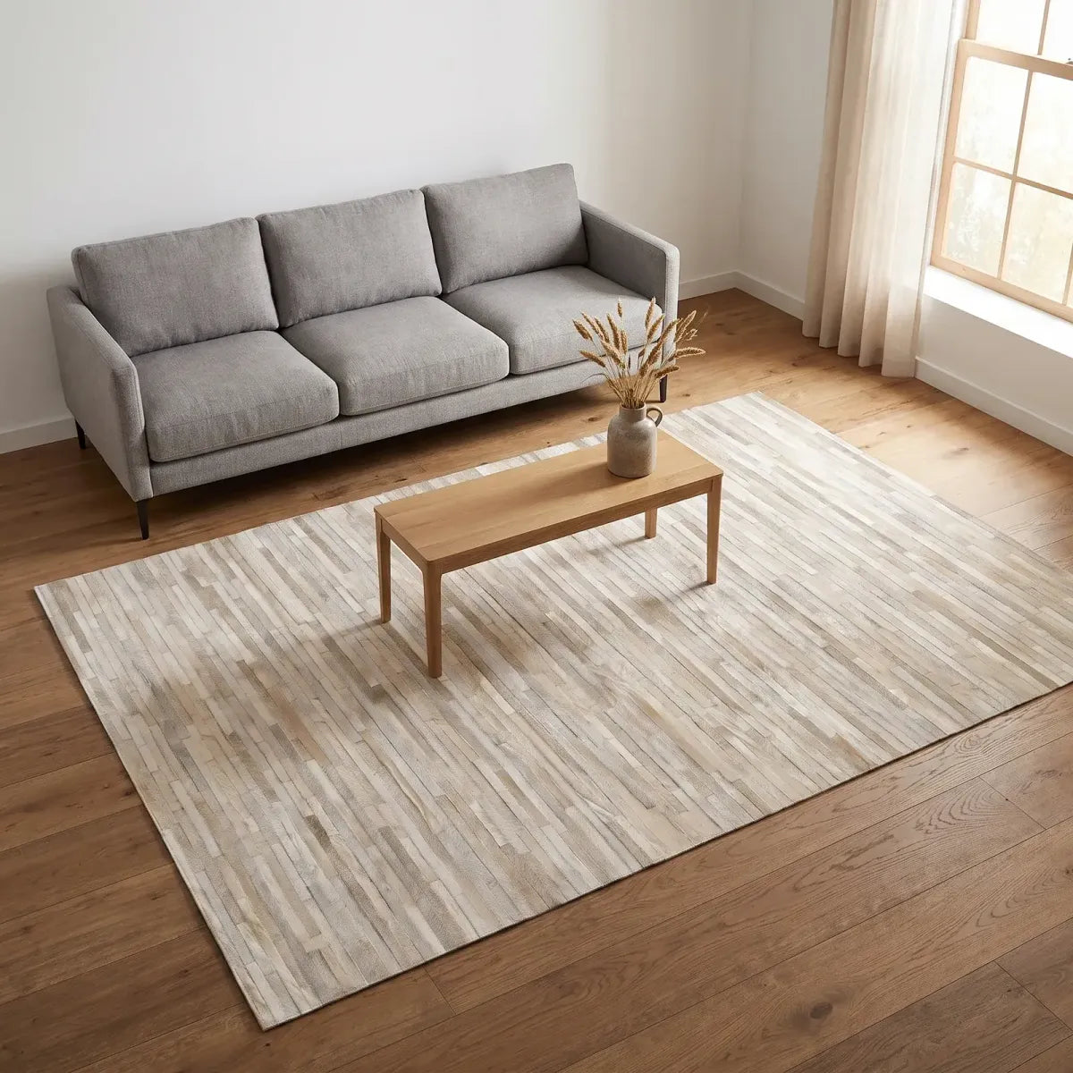 Kohudsmatta i design | Brasilien | 200x300 cm | 170x240 cm