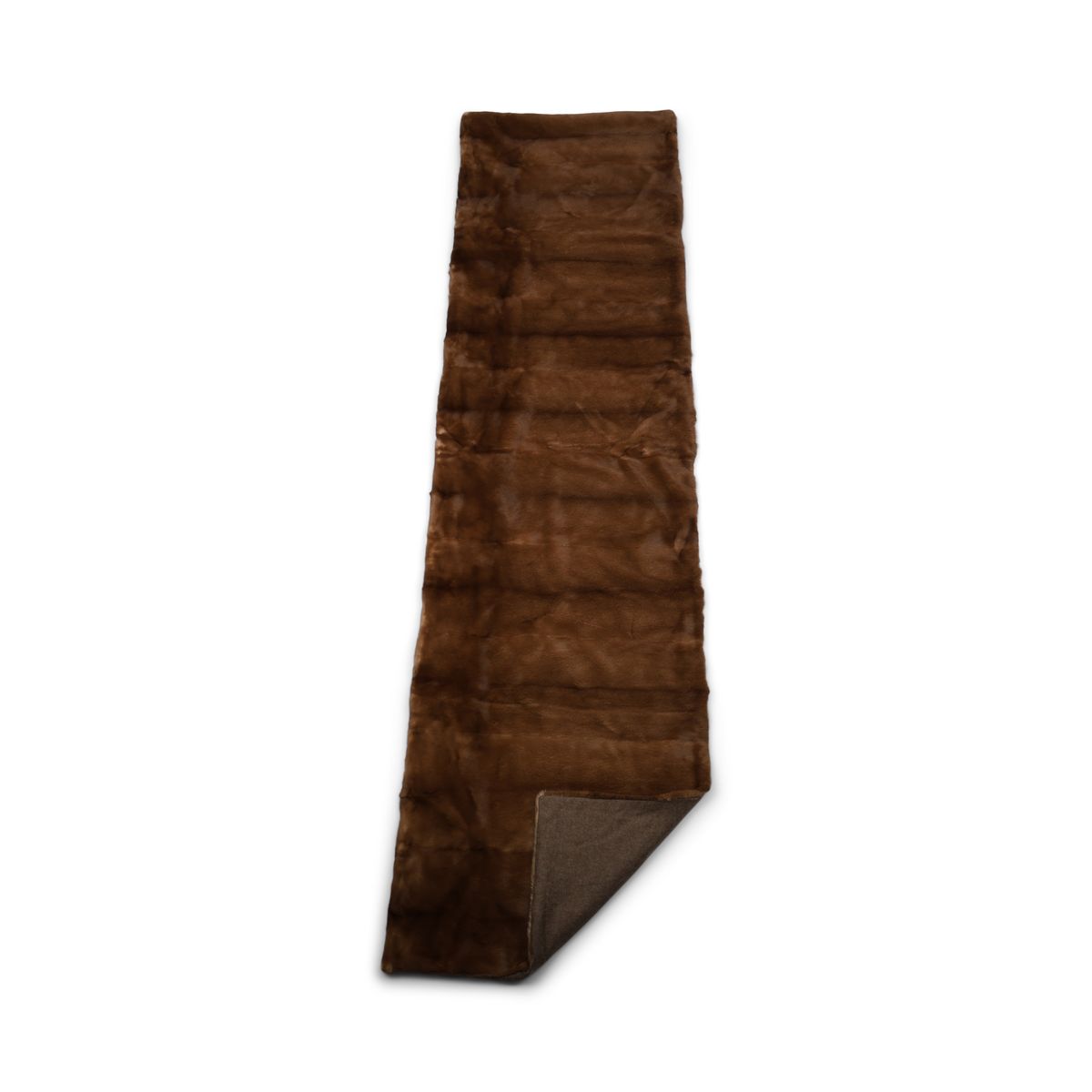Minkpläd | Kashmirbaksida | Brun | 63x225 cm