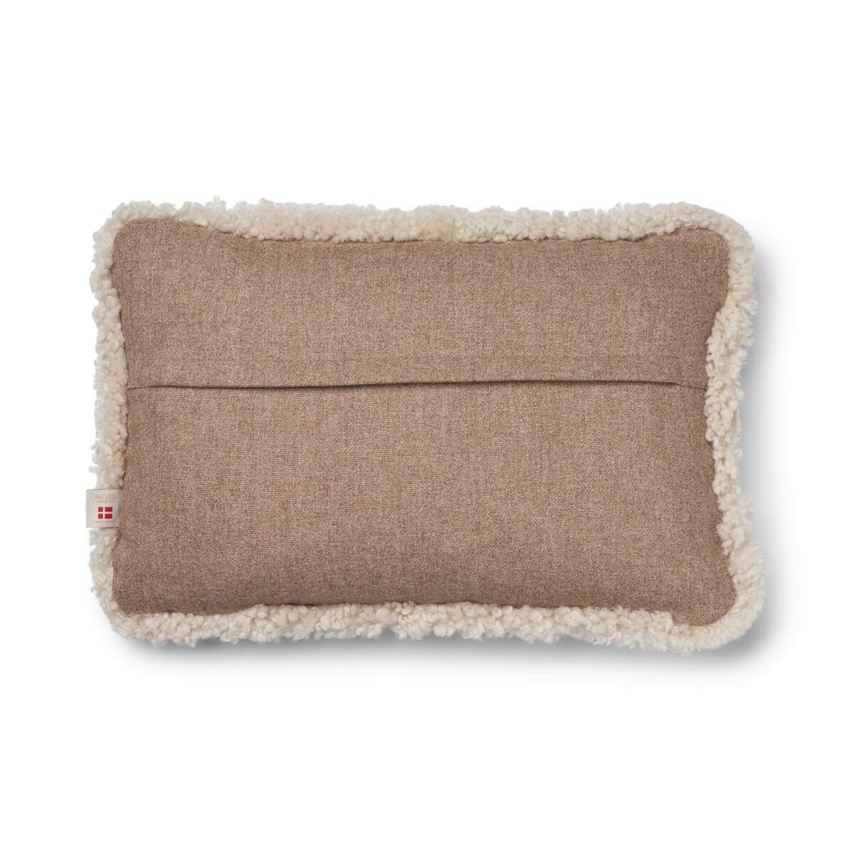 Classic Collection | Ullkudde | Kort lugg | Dubbelsidig | 52x52 cm | 34x52 cm Beige/Pärla