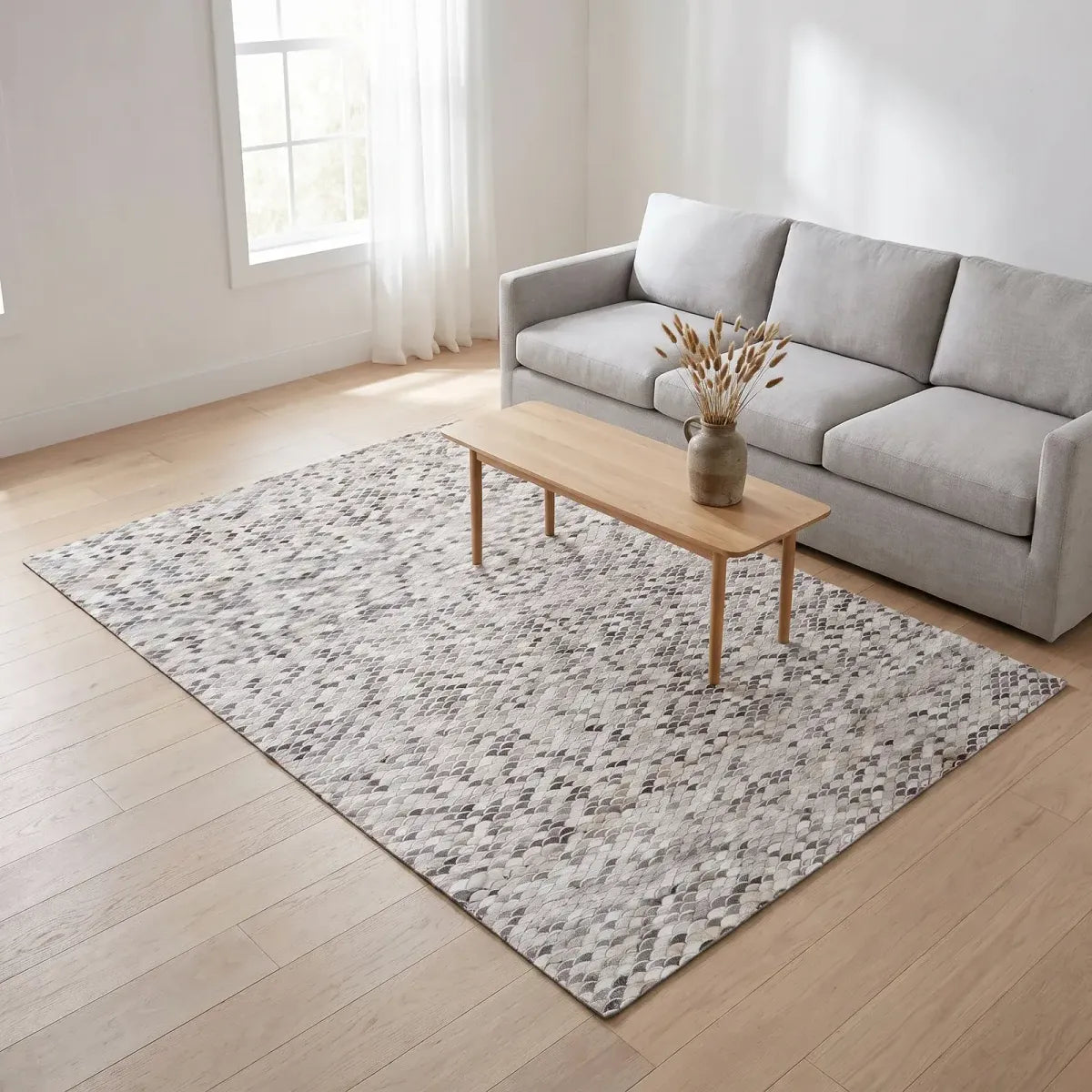 Kohudsmatta i design | Brasilien | 200x300 cm | 170x240 cm