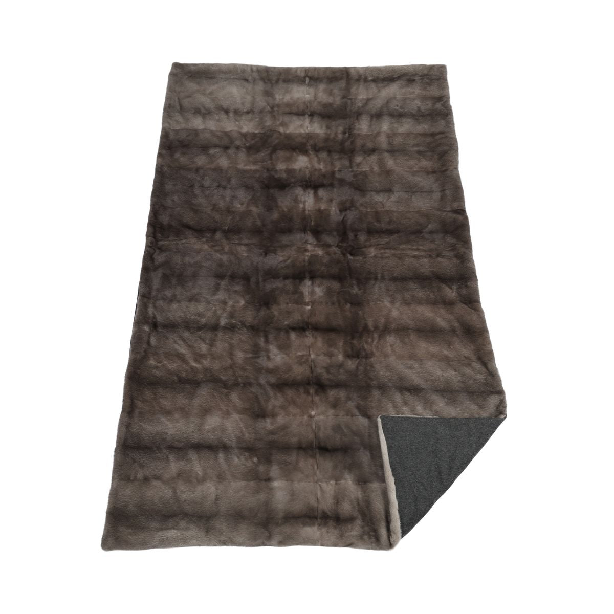 Mink Pläd | Kasmirbaksida | Blue Irish | 130x212 cm