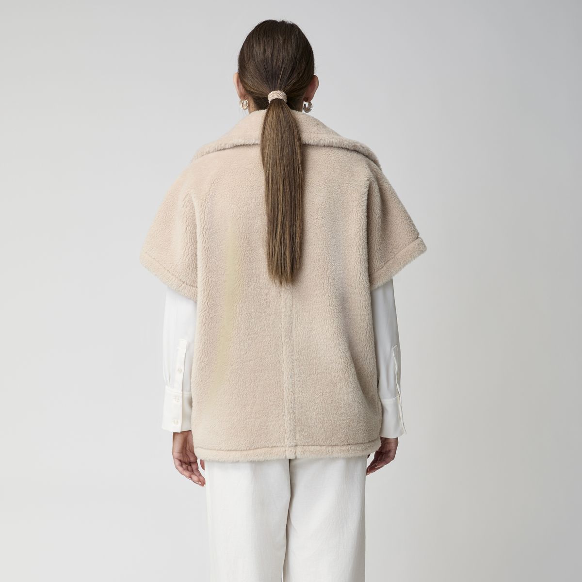 Antonella Poncho Beige