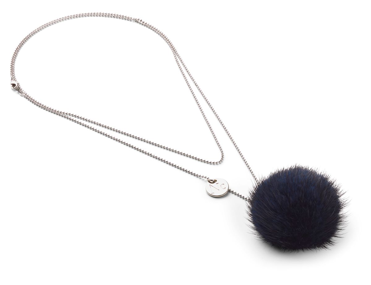 Pom Pom Halsband Marin